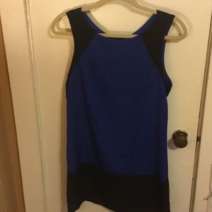 Navy and black dress